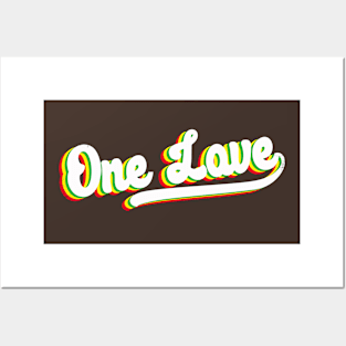 One Love (grunge) Posters and Art